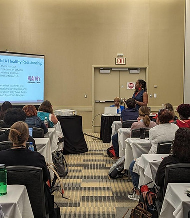 School restorative practices training workshop led by Dr. Amber Hill and team